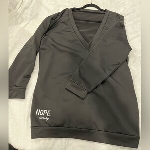 “NOT NOT TODAY” v neck